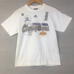 Adidas 2010 NBA LA Lakers Champions 16X Youths T Shirt